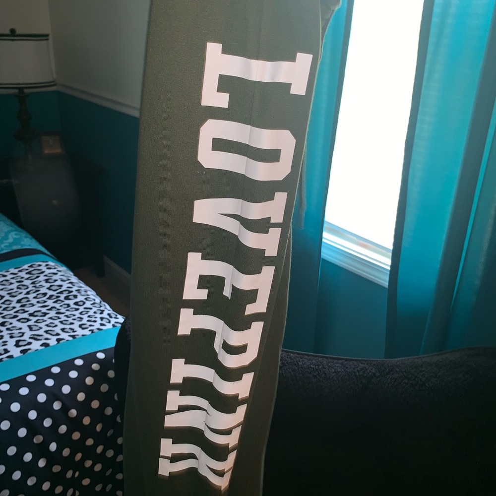 Army green sweatpants